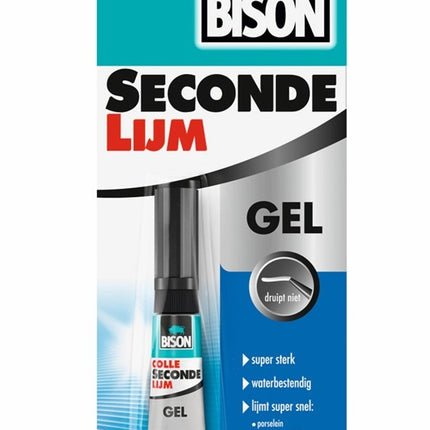 Bison Secondelijm Gel - 3g - 1490269