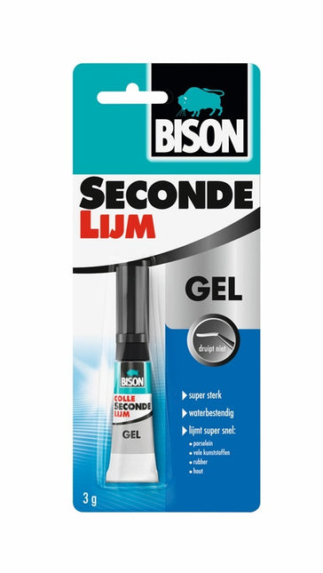 Bison Secondelijm Gel - 3g - 1490269