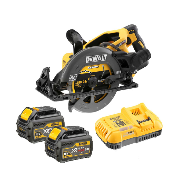 DeWalt DCS577T2-QW 18V XR FLEXVOLT Cirkelzaagmachine met Hoog Koppel 190mm