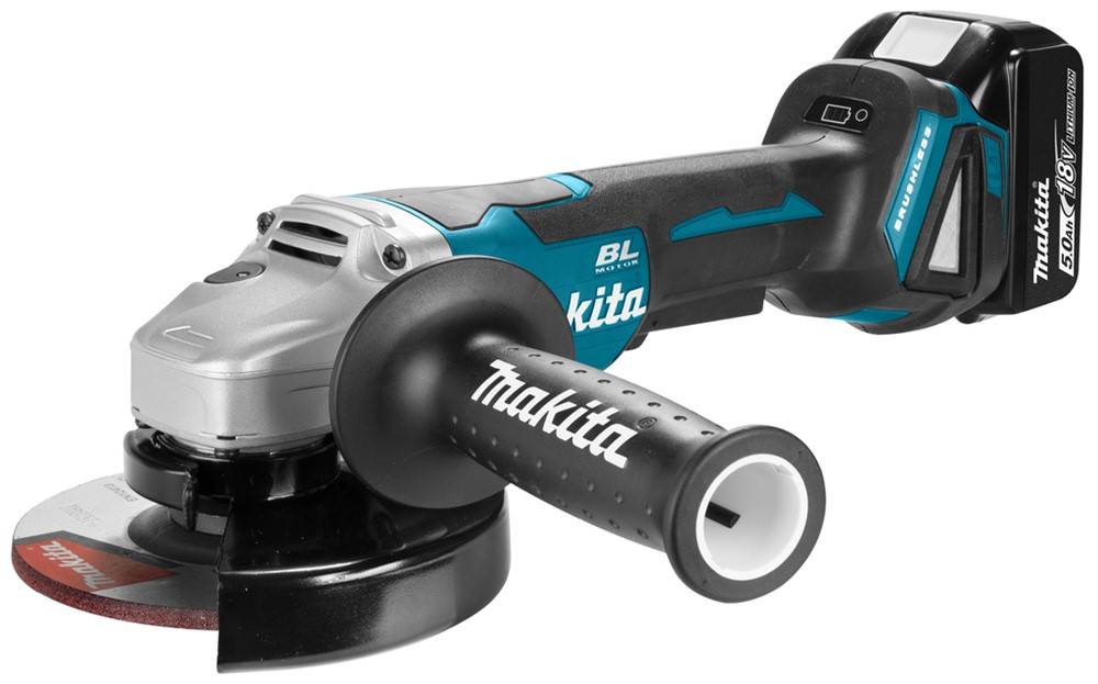 Makita DGA505RTJ 18 V Haakse slijper