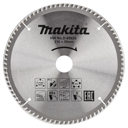 Makita Zaagb multi 216x30 80T 5g - D-65626