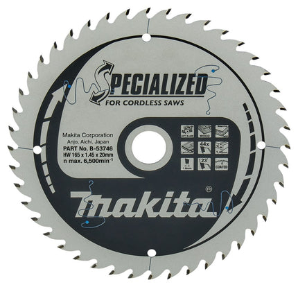 Makita Zaagblad Laminaat 165x20x1.45 44T 23G - B-53746