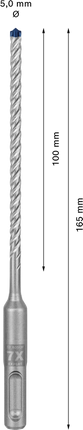 Bosch Hamerboor SDS-Plus-7X 5x100x165mm - 2608900060