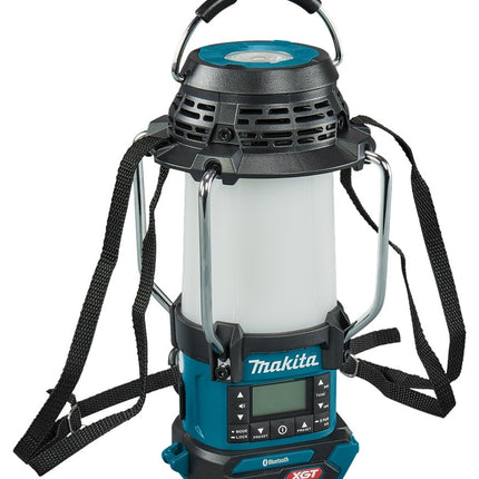 Makita MR010GZ 40 V Max Camping lamp met radio en Bluetooth