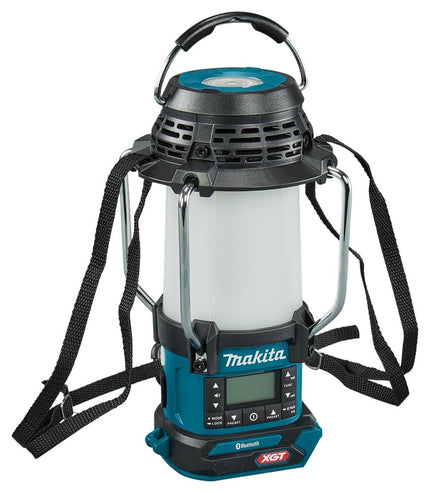 Makita MR010GZ 40 V Max Camping lamp met radio en Bluetooth