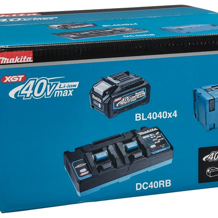 Makita 191U28-6 Startset DC40RB 4x BL4040