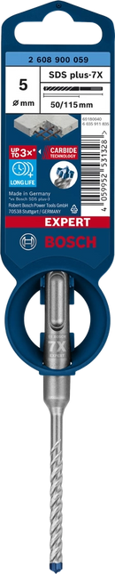 Bosch Hamerboor SDS-Plus-7X 5x50x115mm - 2608900059