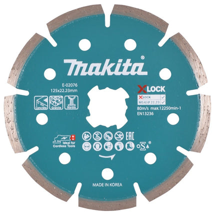 Makita Diamantschijf X-L 125x22,2mm - E-02076