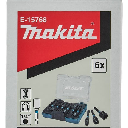 Makita Doppenset 6-dlg IMP BLK - E-15768