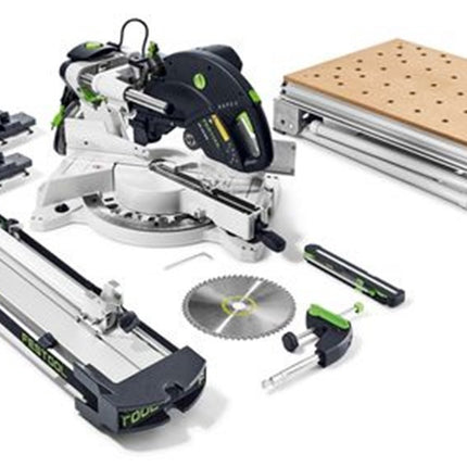 Festool Afkortzaag + onderstel + aanslagen KS 120 REB-Set-MFT - 576663