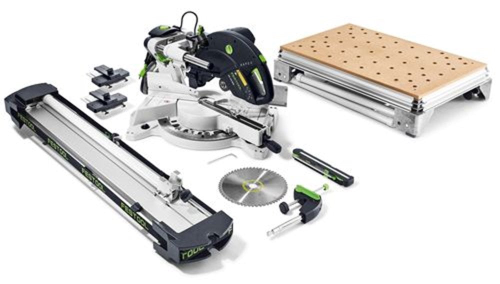 Festool Afkortzaag + onderstel + aanslagen KS 120 REB-Set-MFT - 576663