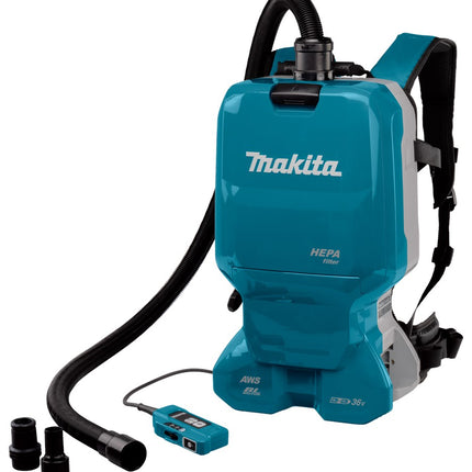 Makita DVC665ZU 2x18 V Rugstofzuiger