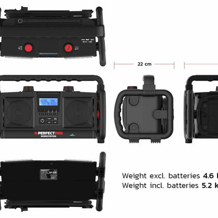 PerfectPro Workstation Bouwradio - WS3