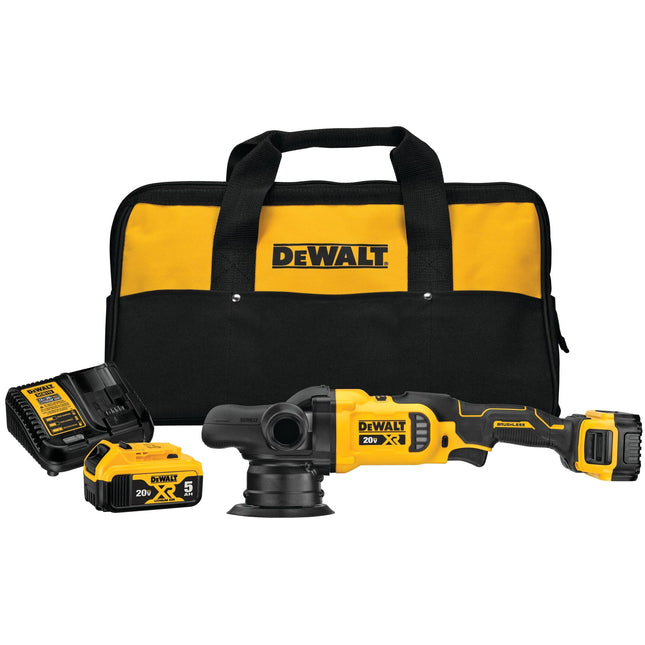 DeWalt DCM848P2-QW 18V XR Haakse Polijstmachine 125-180mm