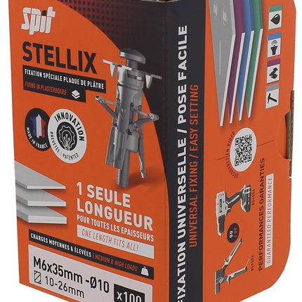 Spit Stellix Hollewandplug Met Schroef M6/35