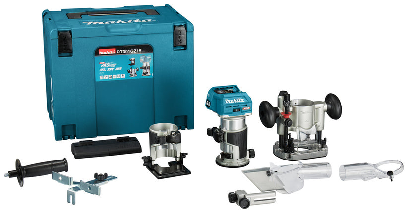 Makita RT001GZ15 40 V Max Boven- en kantenfrees