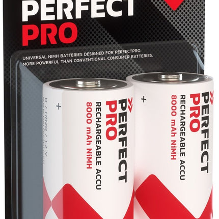 PerfectPro NiMH Batterijen D (2 stuks) - B-D2