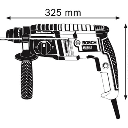 Bosch GBH2-20 D Boorhamer in Koffer - 061125A400