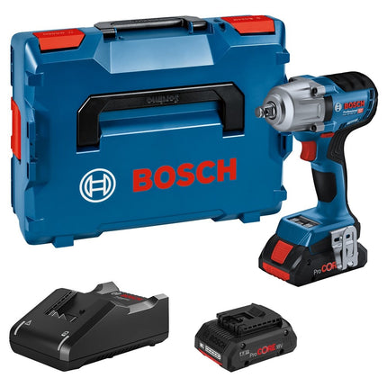 Bosch GDS 18V-450 HC Slagmoeraanzetter + 2x PC 4,0 Ah + CoMo L-B - 06019K4002