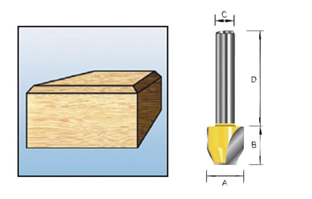 Makita Afkantfrees 45Gr S8 - D-10665