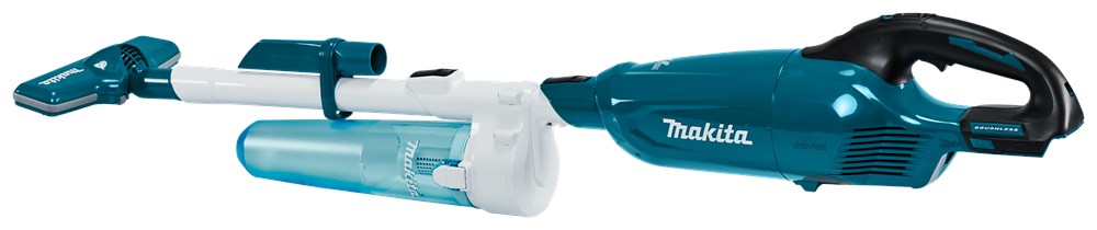 Makita DCL280FZC 18 V Steelstofzuiger blauw