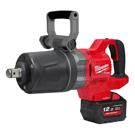 Milwaukee M18 ONEFHIWF1DS-121C ONE-KEY 1" Korte D-Greep Slagmoersleutel met Frictiering 18V