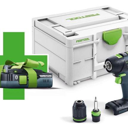 Festool T18+3 Basic-4.0 Accuschroefboor - 577051