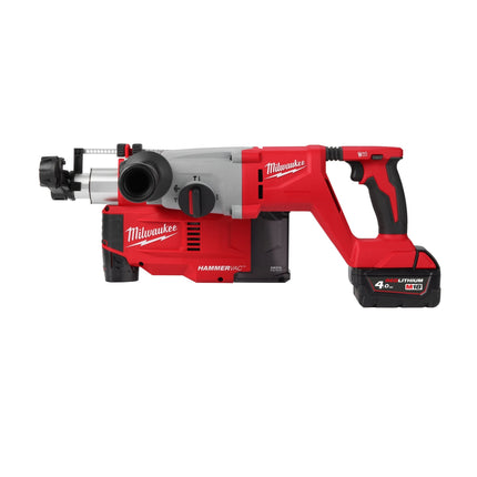 Milwaukee M18 BLHACD26-402X D-Greep Borstelloze SDS-Plus Hamer - 4Ah 18V