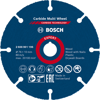 Bosch Expert Carbride Multi Wheel Doorslijpschijf - 2608901196