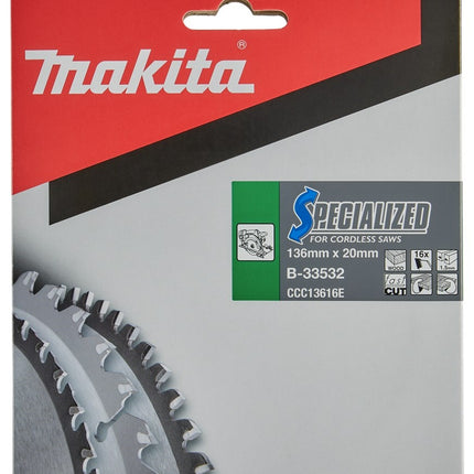 Makita Zaagb Hout 136X20X1,5 16T 20G - B-33532