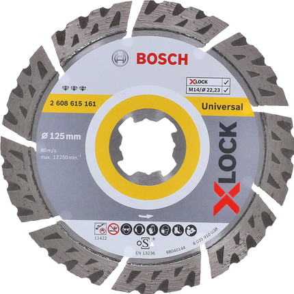 Bosch Expert X-Lock Diamantschijf Multi Material 125 X 2223 X 24 X 12 mm - 2608900670