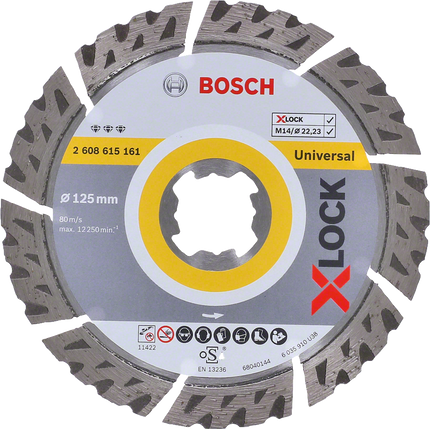 Bosch Expert X-Lock Diamantschijf Multi Material 125 X 2223 X 24 X 12 mm - 2608900670