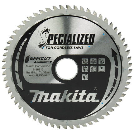 Makita HM Zaagb 185x30mm 60T 0g alu - E-16813