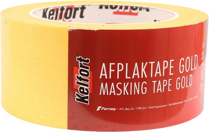 Kelfort Afplaktape 50mm X 50M Gold - 1516610