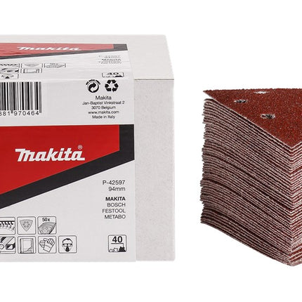 Makita Schuurvel 3-K K150 Red Velcro - P-42640