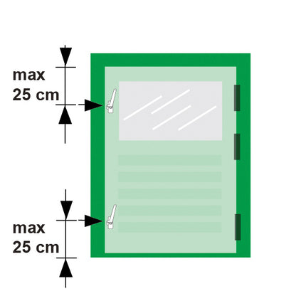 AXA Aluminium Raamsluiting 3308 Links F2 - 1305167