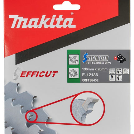 Makita Efficut Zaagb 136x20x1,4 45T - E-12136