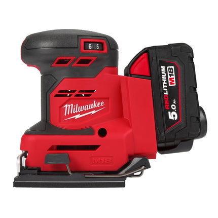 Milwaukee M18 BQSS-0 Vlakschuurmachine 18V - Zonder accu en lader - 4933479966