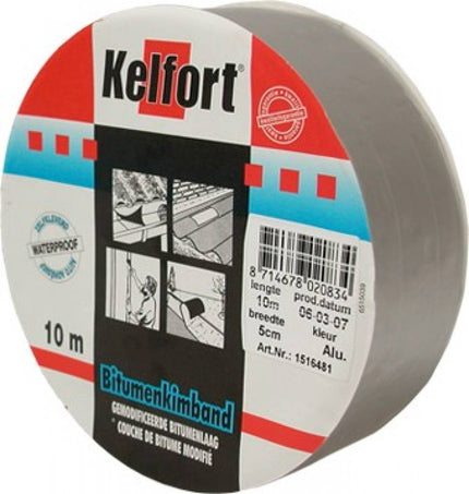 Kelfort Bitumenkimband aluminiumkleurig