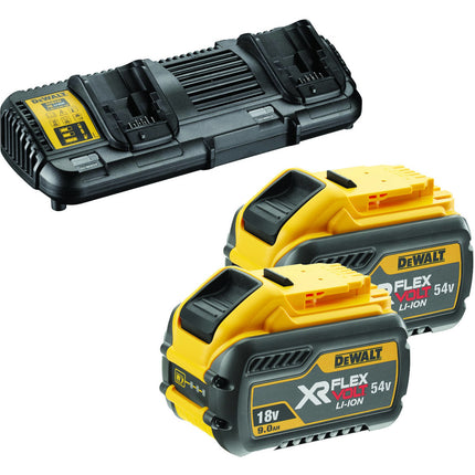 DeWalt DCB132X2-QW Starterspakket 2X Accu 9,0Ah + Duolader