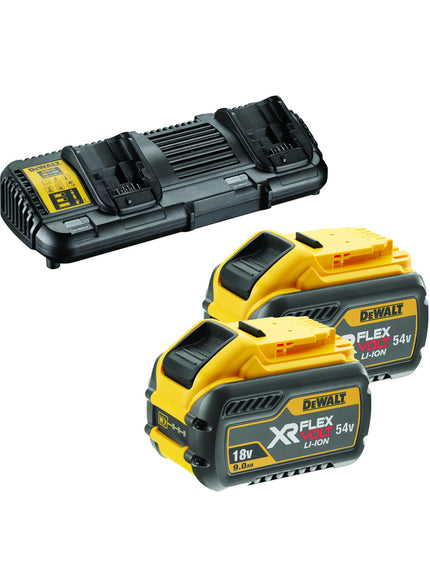 DeWalt DCB132X2-QW Starterspakket 2X Accu 9,0Ah + Duolader