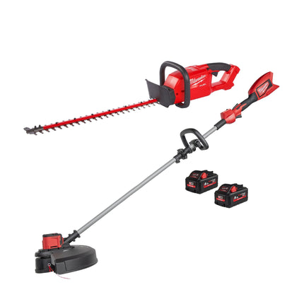 Milwaukee M18 FPP2OP1-852 Combiset met M18 CHT Heggenschaar en M18 BLLT Grastrimmer - 5,5/8,0Ah 18V Li-Ion  - 4933492816