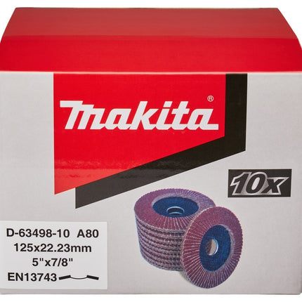 Makita Lamellensch. 125x22mm A80 10st - D-63498-10