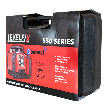 LEVELFIX 550HV Set 1 Bouwlaser Rood - 554511