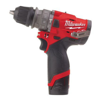 Milwaukee M12 FPDX-202X Li-Ion FUEL™ subcompacte boormachine met verw. Kop