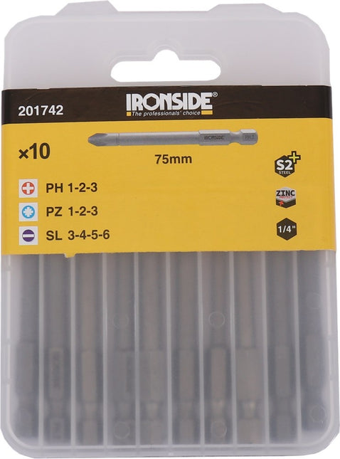 Ironside Bitset PH-PZ-SL 75mm 10st