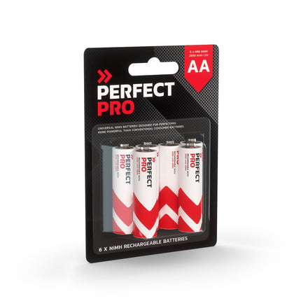 PerfectPro NiMH Batterijen Aa (6 stuks) - B-AA6