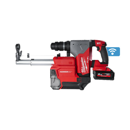 Milwaukee M18 ONEFHPXDEL-552C ONE-KEY SDS-Plus Hamer met Stofafzuiging - 5.5 Ah 18V