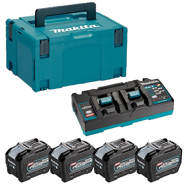 Makita 1910A8-3 Startset DC40RB 4xBL4080F