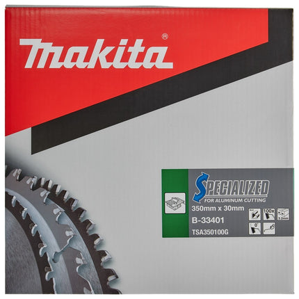 Makita Zaagblad Aluminium 350X30x3,2 100T 0G - B-33401